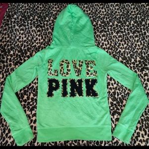 Victoria’s Secret LOVE PINK leopard sweatshirt - M